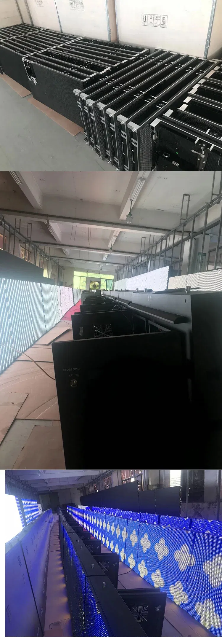 P4 SMD2121 RGB Full Color LED Display Module, Indoor LED Panel, 1/16 Scan 256*128mm, Text, Pictures, Video Show