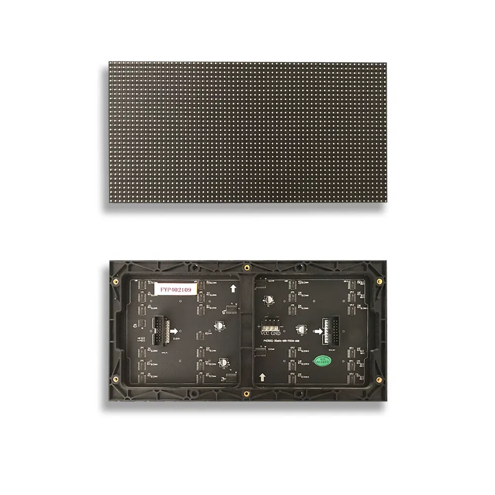 P4 SMD2121 RGB Full Color LED Display Module, Indoor LED Panel, 1/16 Scan 256*128mm, Text, Pictures, Video Show