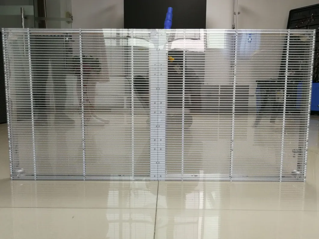 P7.8 High Difinition Transparent LED Screen with 70% Transparency