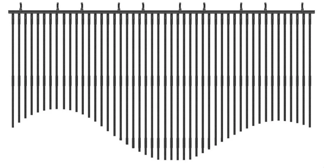 P7/P15 Pixel Control LED Curtain Strip Display for Stage Lighting / LED Artwork