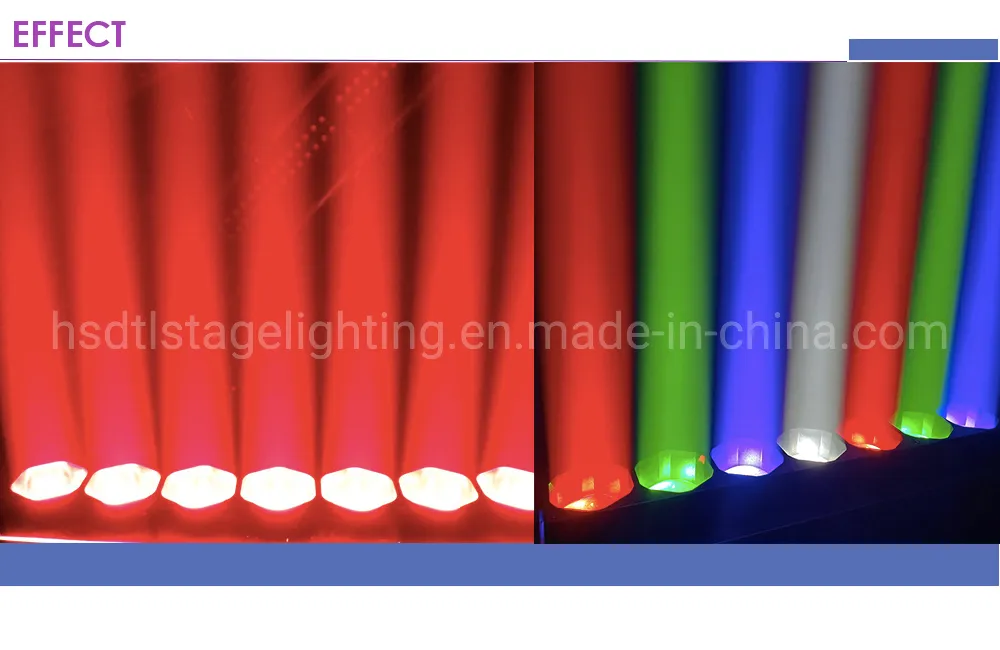 Pixel Bar 7PCS 40W Wash Beam Zoom Moving Head Light