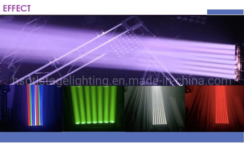Pixel Bar 7PCS 40W Wash Beam Zoom Moving Head Light