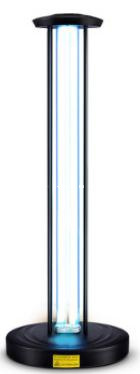Portable 100W Three Times Remote Control UVC Disinfection Lamp
