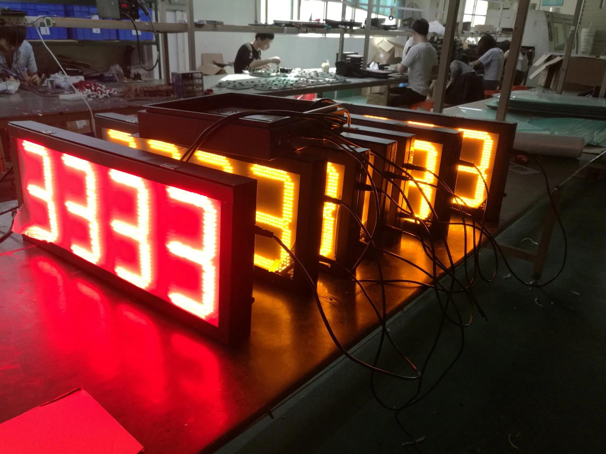 Red/Green/Yellow/White Digit 8888 Outdoor Gas Price LED Display
