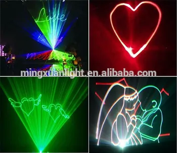 RGB 1W Animation Laser Light with SD Card