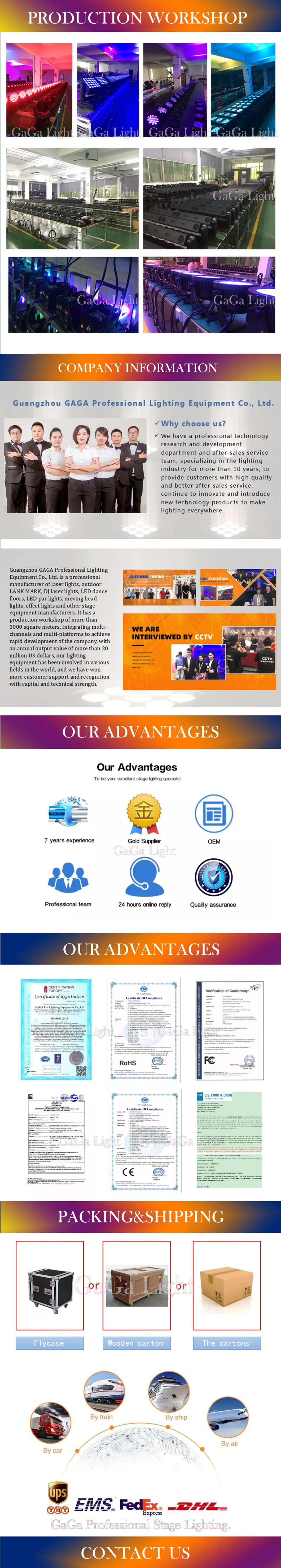 RGB 1W Full-Color Animation Disco Laser Light with Ce Certification (GA-638-RGB1000)