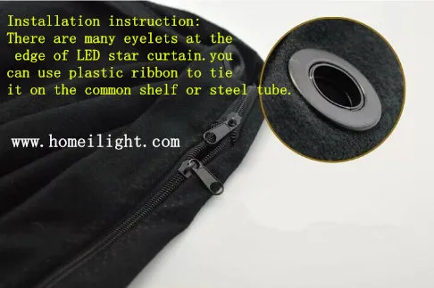 RGB Tricolor LED Star Cloth Star Curtain