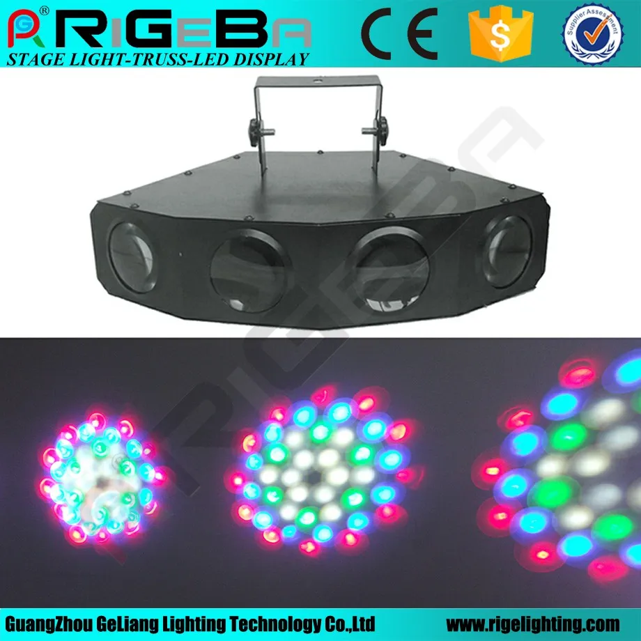 Rigeba Disco DJ LED Double Flower Light/ LED Effect Light for KTV Room