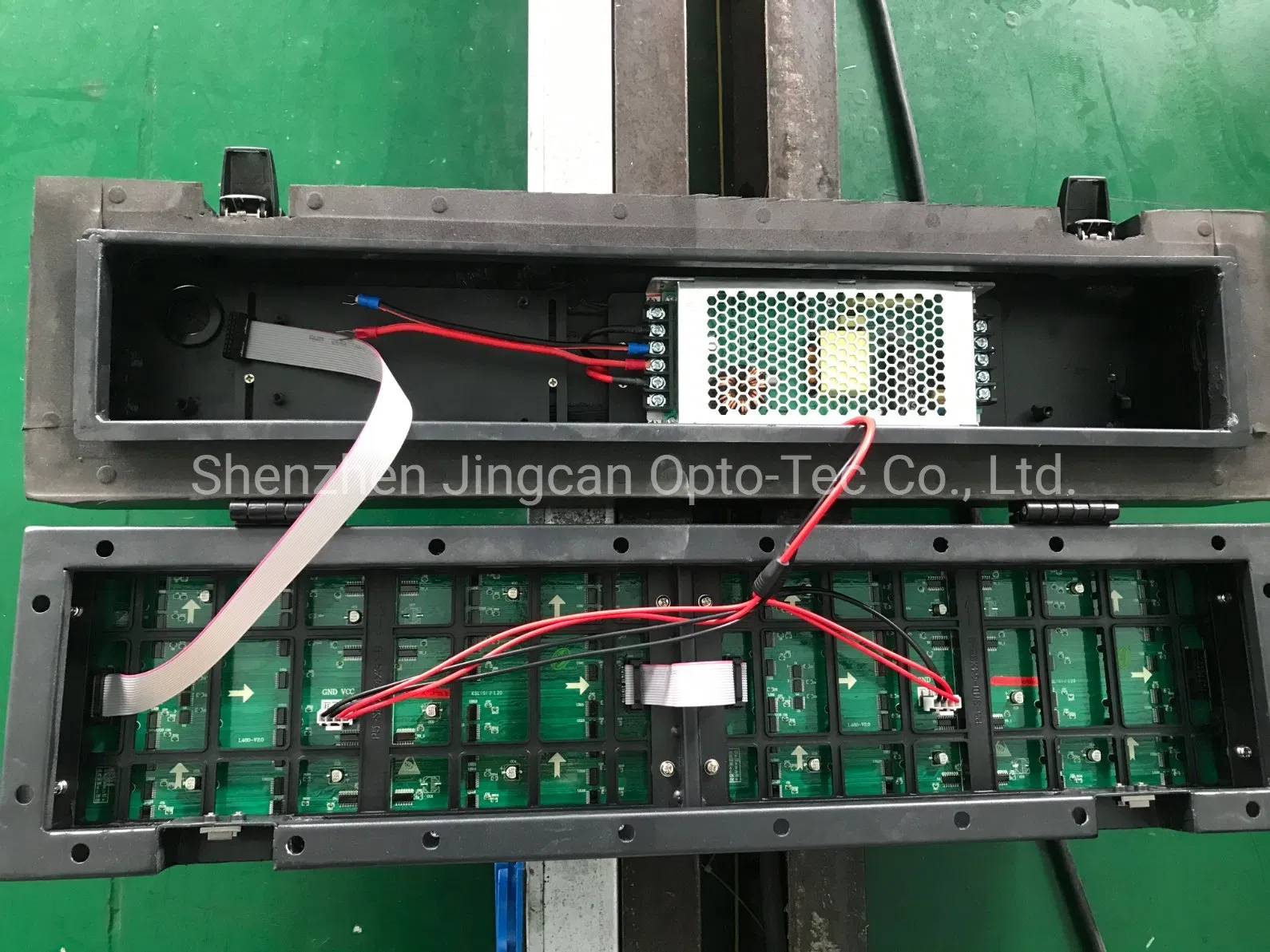 RS485 P10 Outdoor LED Display Red Color LED Messagn Sign for Parking Lot