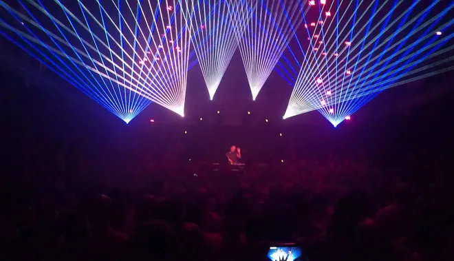 Single Head RGB Pure Diode Laser Lights 1140MW Outdoor IP55 SD Voice Control