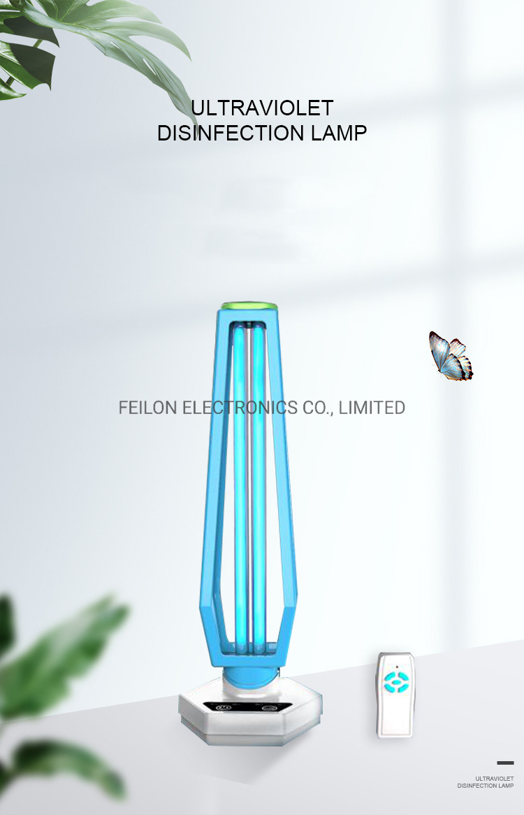 Small Hospital Home 38W UV Room Ozono Sterilizer UVC Lamp Sterilization Table Lamp