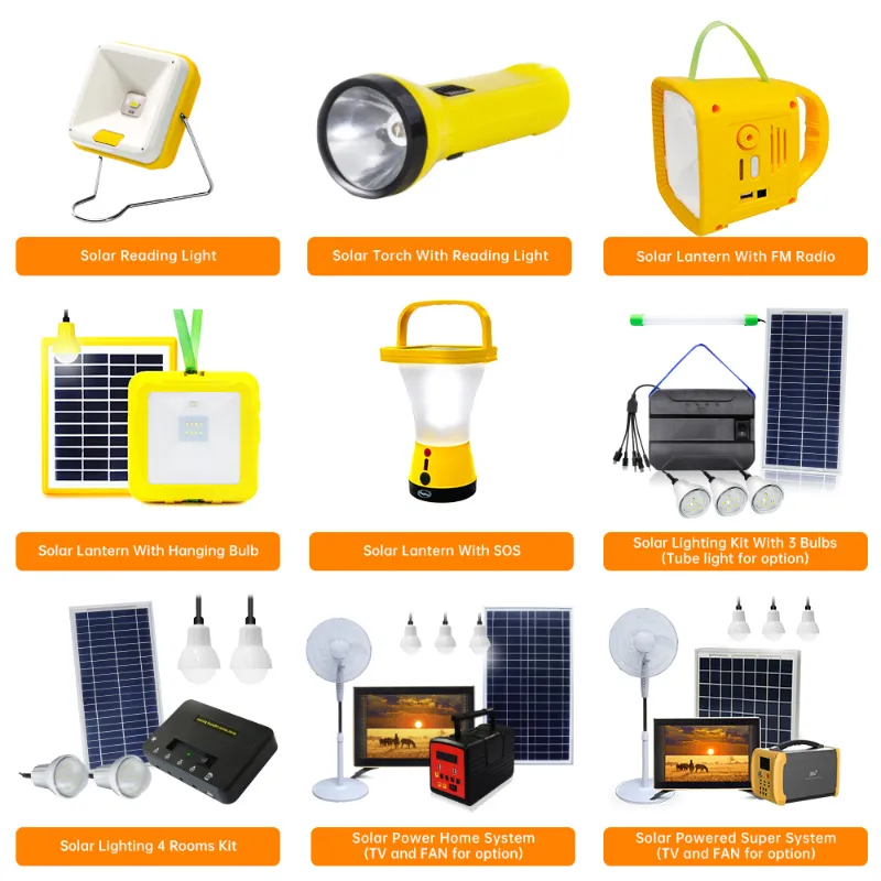 Solar Energy Rechargeable Lantern for Camping with LG Certificates