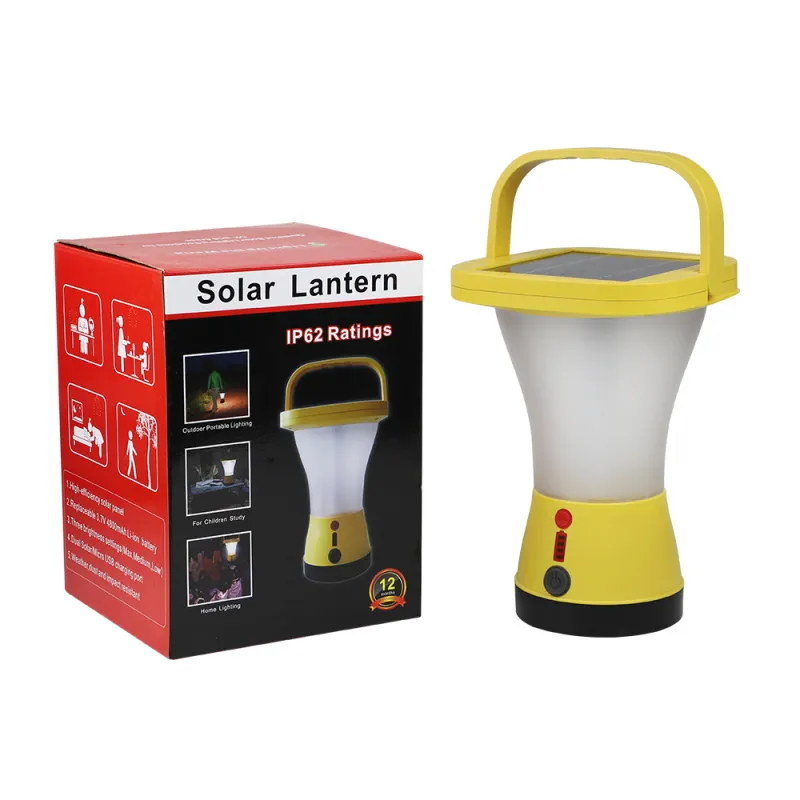 Solar Hanging Lamp for Indoor & Outdoor with Sos Flash Light