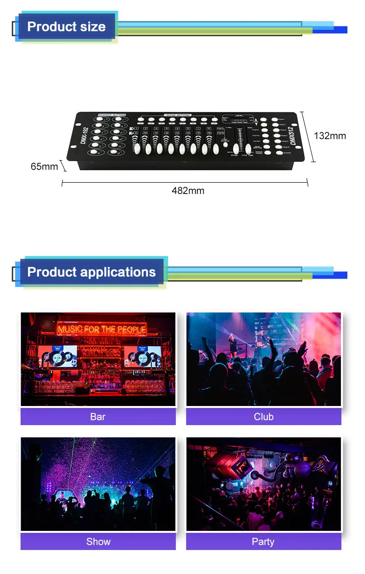 Studio Lighting 192 Controller Console for Sharpy Light Mini Moving Head