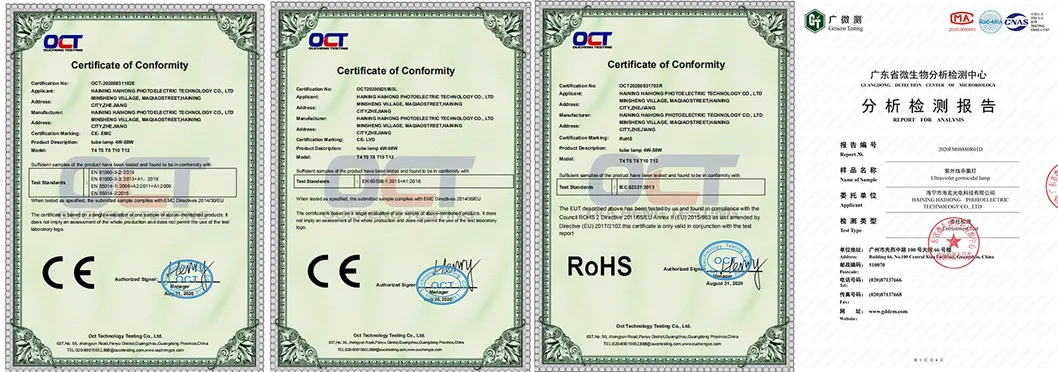 T5 8W Bl Blue Light Fluorescent Lamp F8t5 UVA Insect Killer Lamp 365nm CE RoHS