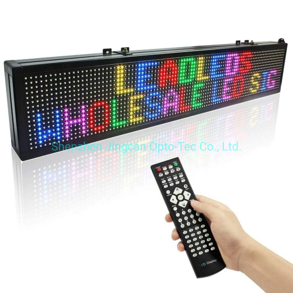 Text Scrolling 2 Lines P10 Outdoor Advertising LED Display Sign