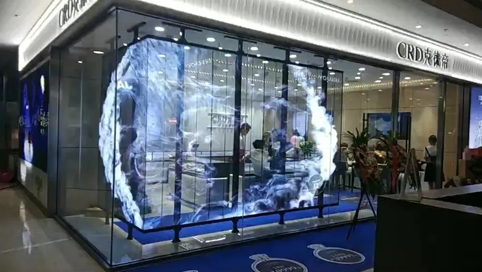 Transparent From 3.91 to 7.82 Pixel 6500 Nit Manufacture Cheaper LED Display HD and High Brightness HDMI