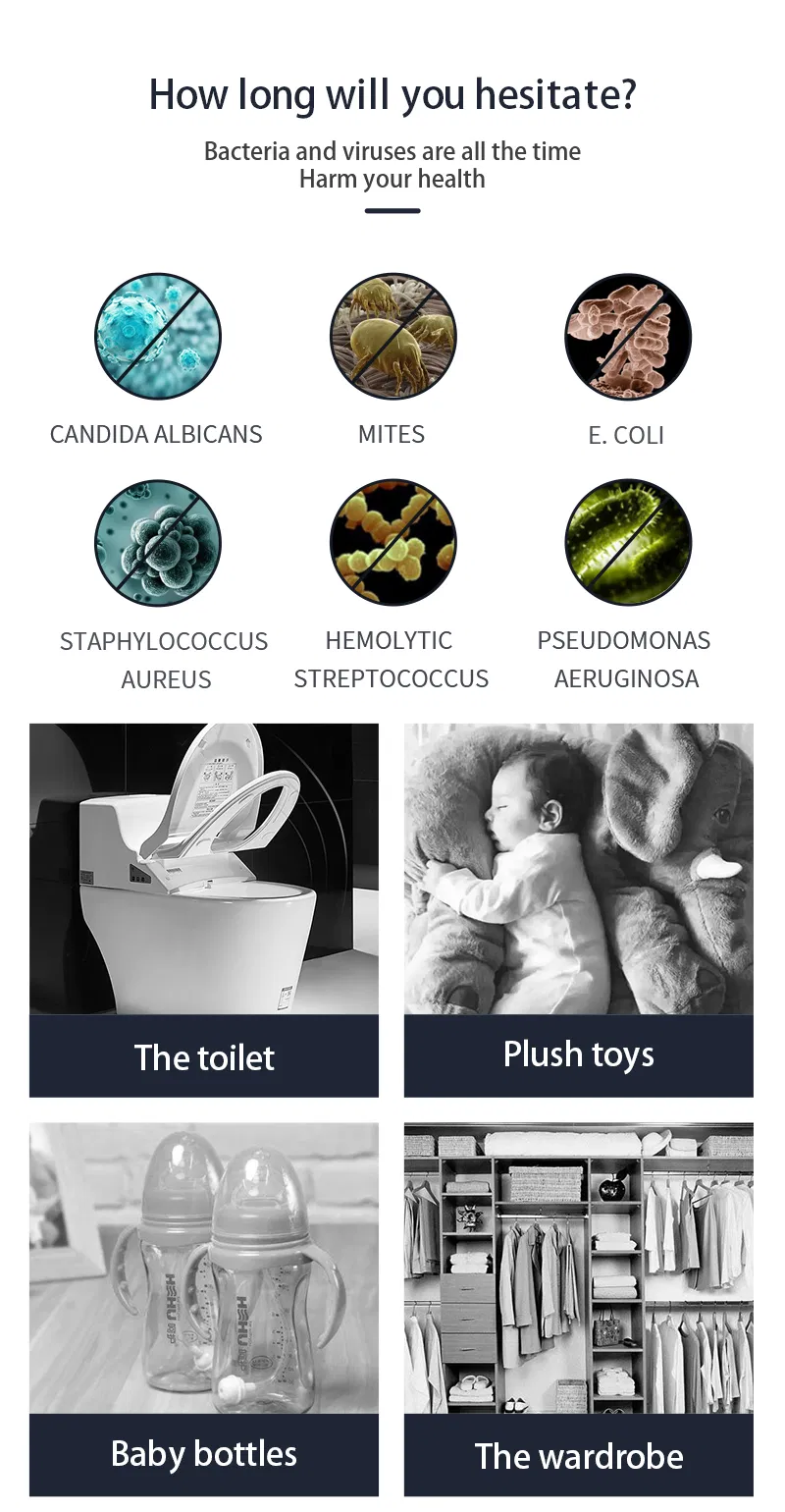 Ultraviolet Disinfection Portable LED UV Sterilizer Wand