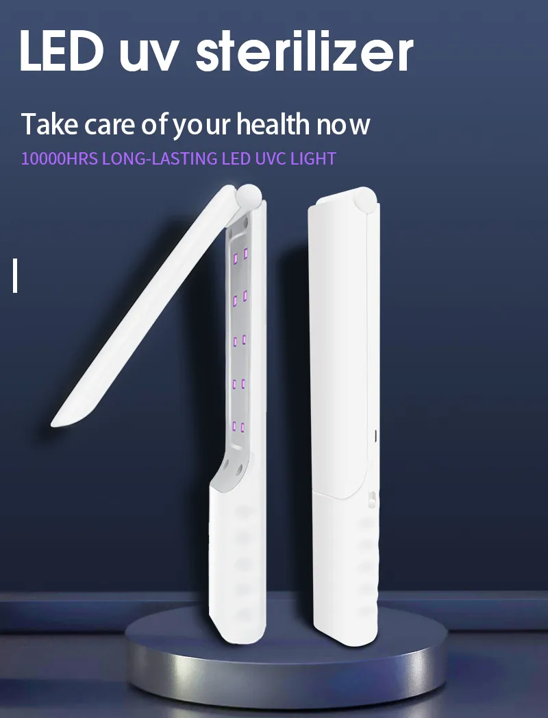 Ultraviolet Disinfection Portable LED UV Sterilizer Wand