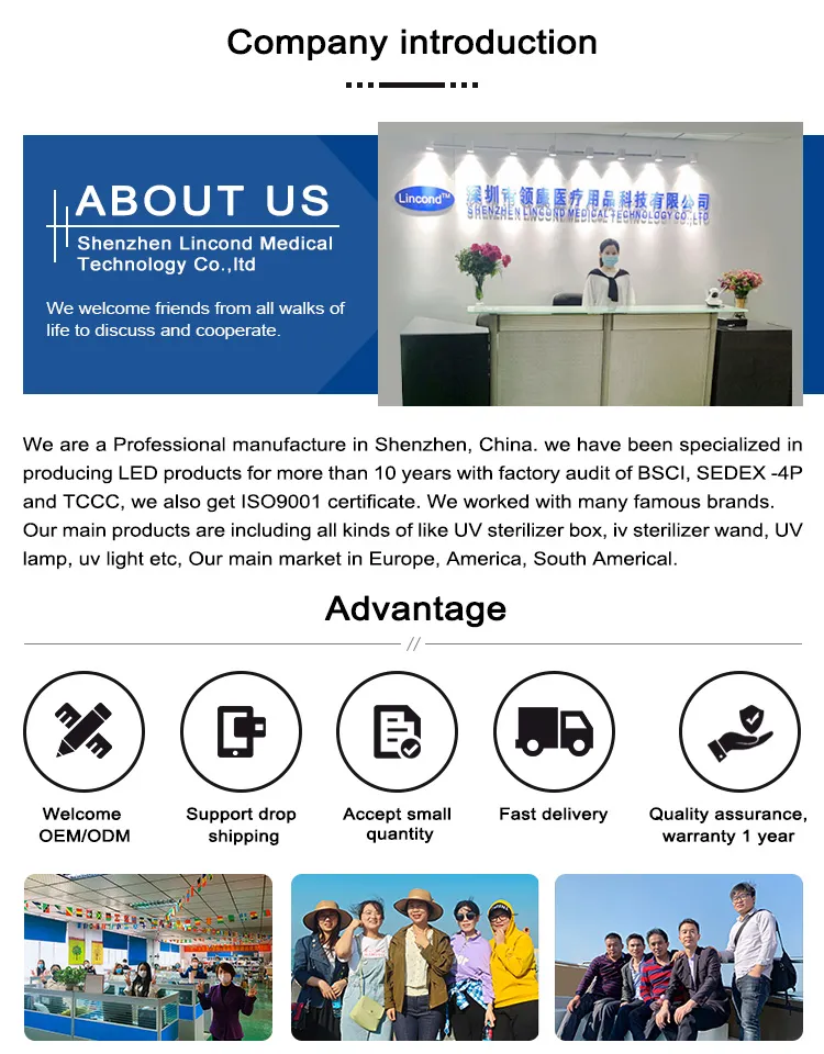 Ultraviolet Disinfection Portable LED UV Sterilizer Wand