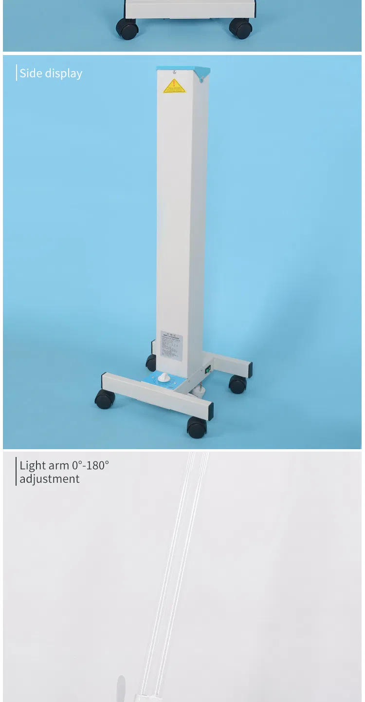 UV Sterilizer with 80W Sterilizing Lamp Tube Suitable for Home Hospital