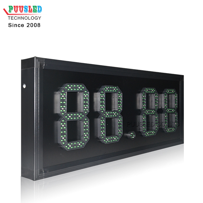 Waterproof 8888 Remote Control 7segment Digital LED Gas Price Signs for Petrol Station
