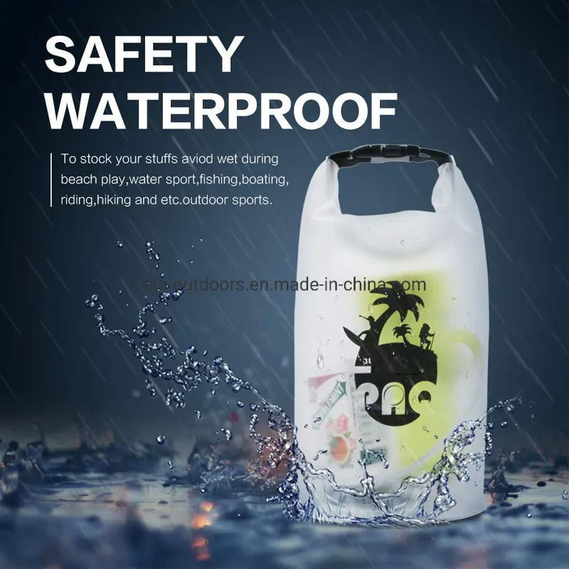 Waterproof LED Dry Bag Solar USB Powered Inflatable LED Lantern for Beach Camping Outdoors Indoor Home Decoration