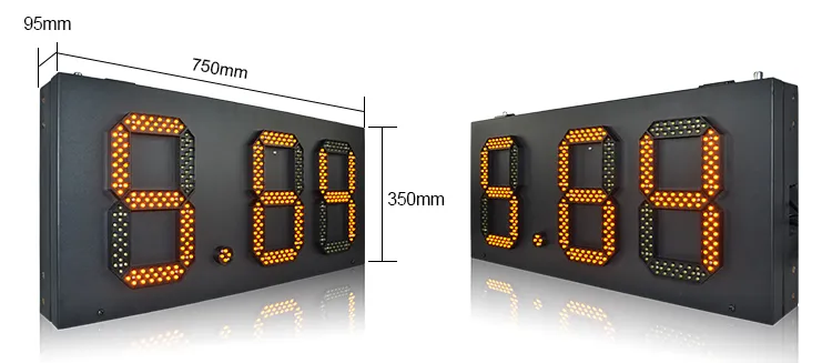 Waterproof LED Oil Display Gas Station LED Price Sign