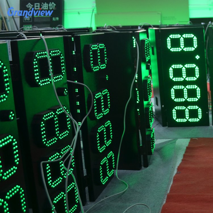 Wholesale 10, 12 Inches Red Green White 8888 LED Digital Price Signs LED Display