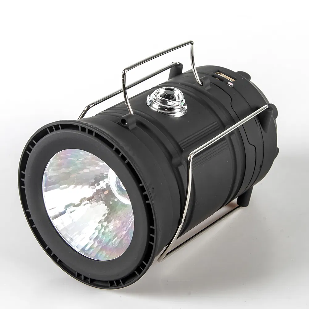 Yichen Portable Solar Rechargeable Camping Light Lantern with Power Bank