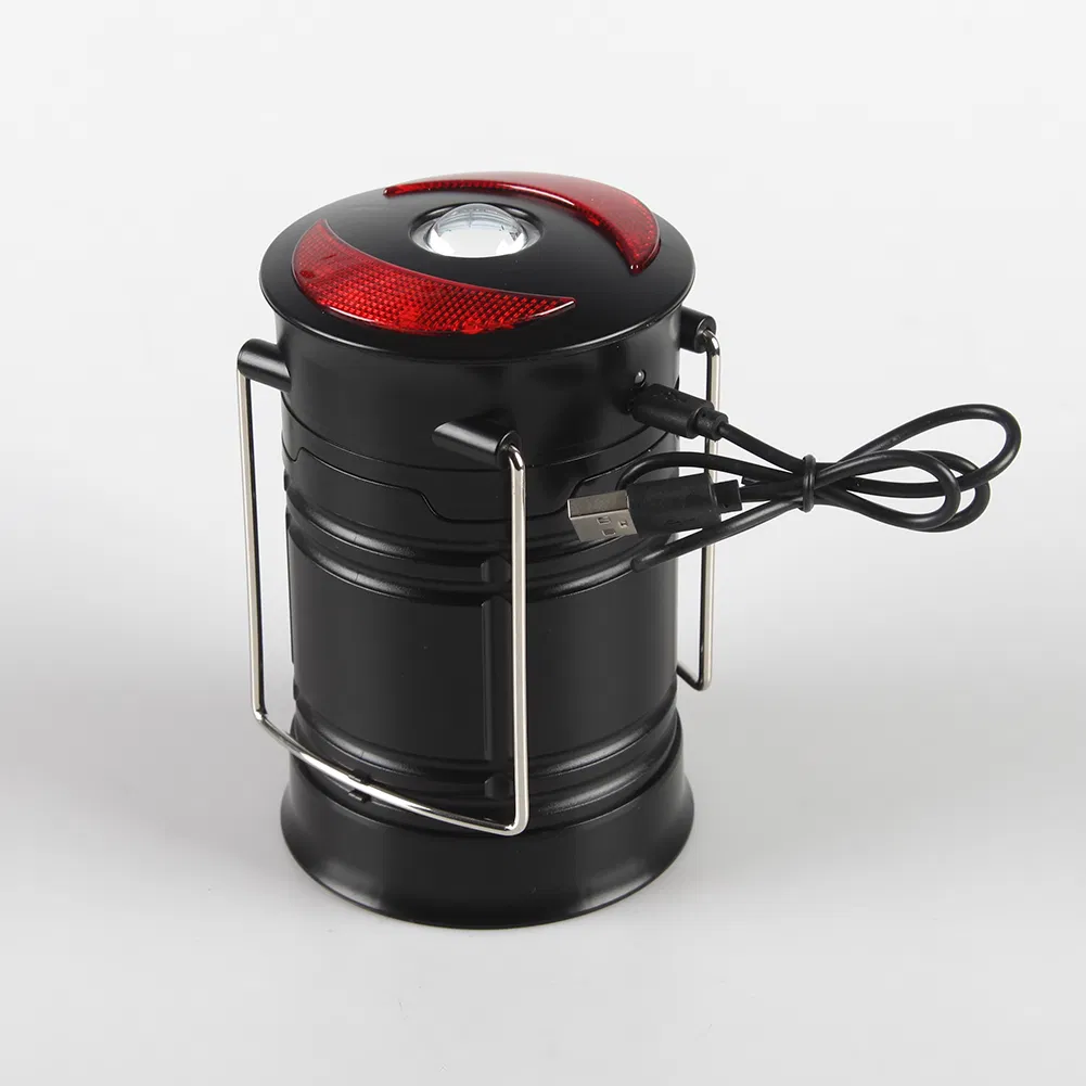 Yichen Portable Solar Rechargeable Camping Light Lantern with Power Bank